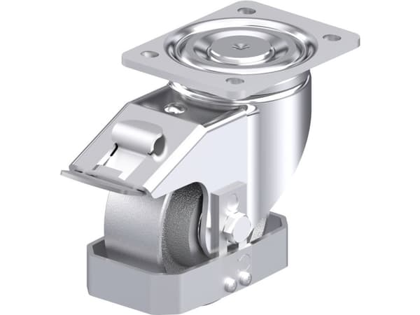 Blickle 854203 LH-G 127K-FI-FS Styrehjul i stål Hjuldiameter: 125 mm Bæreevne (maks.): 750 kg 1 stk