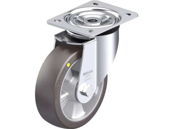 Blickle 855653 L-ALST 160K-AS Ohjauspyörä terästä Pyörän halkaisija: 160 mm Kantavuus (max.): 400 kg 1 kpl