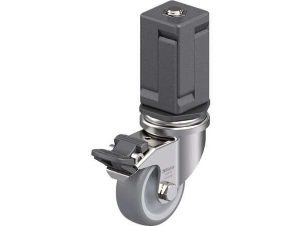 Blickle 857015 LRXA-TPA 50G-FI-EXV05 Kääntyvä laitepyörä ruostumatonta terästä Pyörän halkaisija: 50 mm Kantavuus (max.): 50 kg 1 kpl