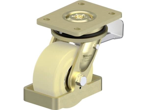 Blickle 858047 LS-GSPO 125K-ST-FS Raskaan sarjan kääntyvä pyörä Pyörän halkaisija: 125 mm Kantavuus (max.): 1750 kg 1 kpl