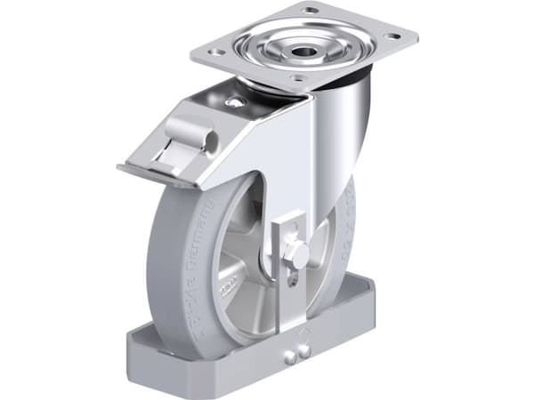 Blickle 872207 L-ALEV 200K-FI-SG-FS Teräksinen kääntöpyörä Pyörän halkaisija: 200 mm Kantavuus (max.): 400 kg 1 kpl