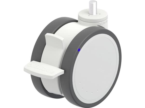 Blickle 872914 LKDX-PATH 125XK-FI-GSX12 Muovinen kaksoispyörä Pyörän halkaisija: 125 mm Kantavuus (max.): 125 kg 1 kpl