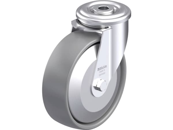 Blickle 887290 LER-PO 125G-ELS-FA Styrehjul i stål Hjuldiameter: 125 mm Bæreevne (maks.): 150 kg 1 stk