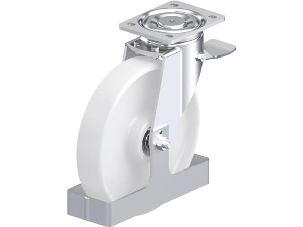 Blickle 887460 LH-PO 250K-ST-FS Teräksinen kääntöpyörä Pyörän halkaisija: 250 mm Kantavuus (max.): 900 kg 1 kpl