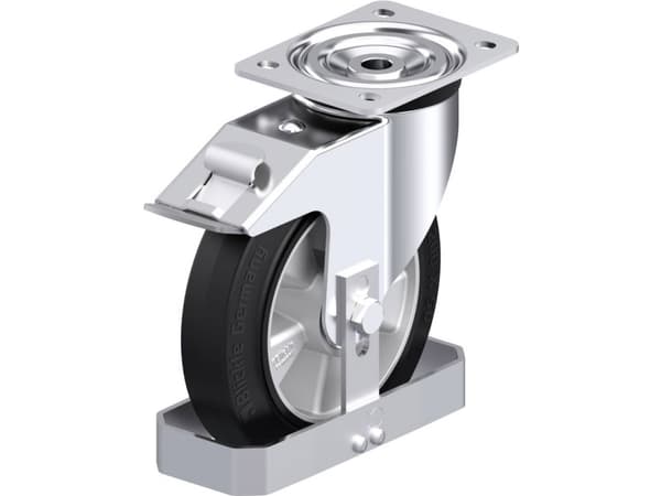 Blickle 895854 L-ALEV 200K-FI-FS Teräksinen kääntöpyörä Pyörän halkaisija: 200 mm Kantavuus (max.): 400 kg 1 kpl
