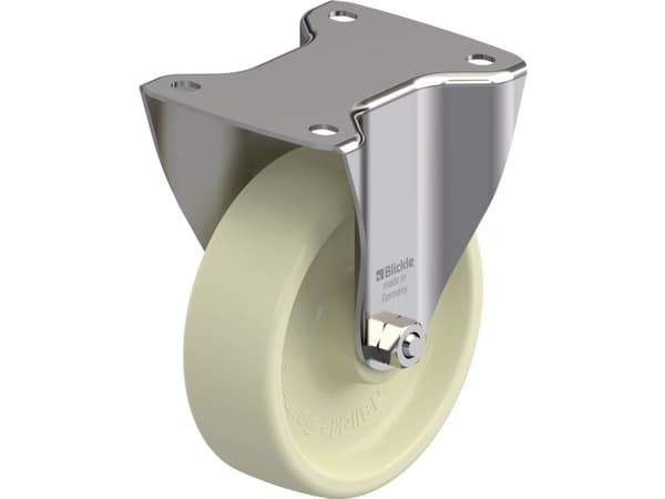Blickle 896864 BX-POH 150G Kiinteä ruostumattomasta teräksestä valmistettu pyörä Pyörän halkaisija: 150 mm Kantavuus (max.): 400 kg 1 kpl