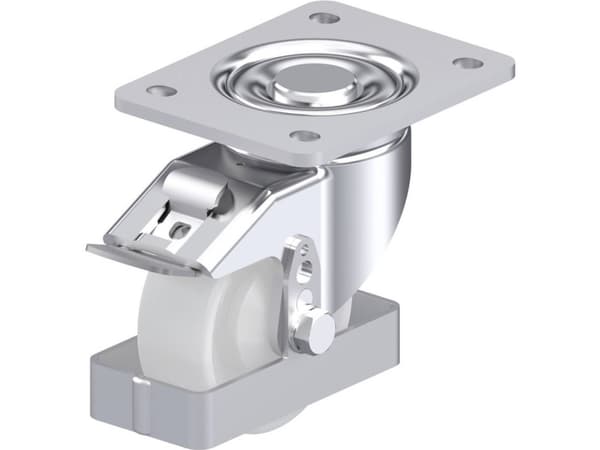 Blickle 907525 LH-PO 100KA-3-FI-FS Styrehjul i stål Hjuldiameter: 100 mm Bæreevne (maks.): 280 kg 1 stk
