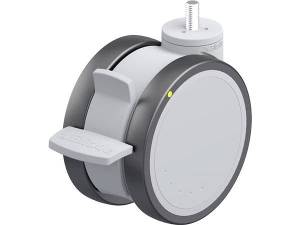 Blickle 909311 LKDG-PATH 125K-FI-ELS-GS10 Dobbelthjul i plast Hjuldiameter: 125 mm Bæreevne (maks.): 125 kg 1 stk