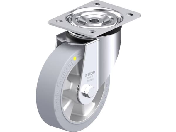 Blickle 913157 L-ALEV 160K-SG-AS Teräksinen kääntöpyörä Pyörän halkaisija: 160 mm Kantavuus (max.): 350 kg 1 kpl