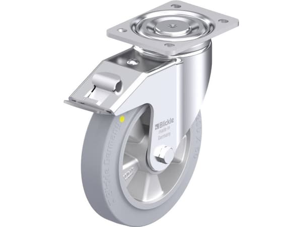 Blickle 918025 LH-ALEV 200K-FI-SG-AS Teräksinen kääntöpyörä Pyörän halkaisija: 200 mm Kantavuus (max.): 450 kg 1 kpl