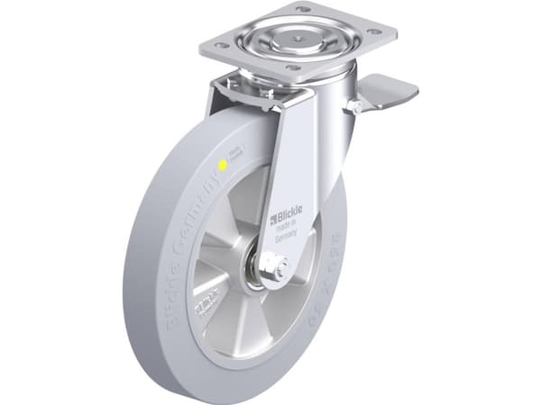 Blickle 918032 LH-ALEV 250K-ST-SG-AS Teräksinen kääntöpyörä Pyörän halkaisija: 250 mm Kantavuus (max.): 550 kg 1 kpl
