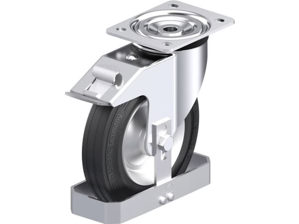Blickle 918329 L-RD 202R-FI-FS Teräksinen kääntöpyörä Pyörän halkaisija: 200 mm Kantavuus (max.): 350 kg 1 kpl