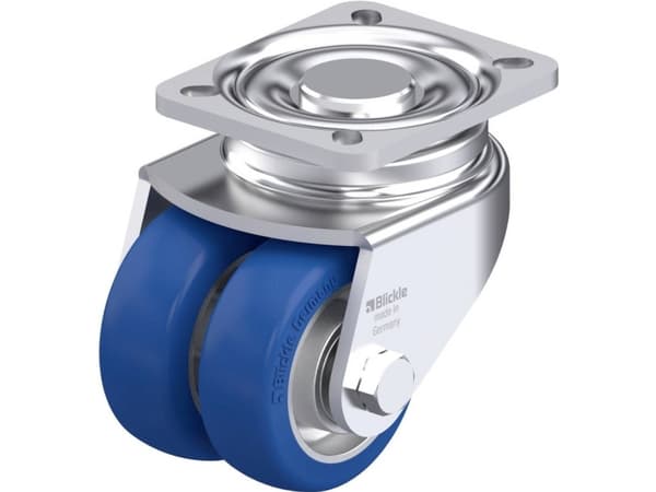 Blickle 918658 LHD-ALBS 80K Kaksoisohjauspyörä teräksestä Pyörän halkaisija: 80 mm Kantavuus (max.): 360 kg 1 kpl