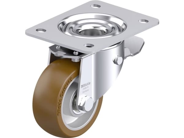 Blickle 921180 LK-ALB 101K-3-ST Teräksinen kääntöpyörä Pyörän halkaisija: 100 mm Kantavuus (max.): 350 kg 1 kpl