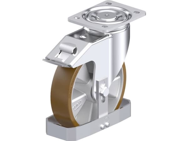 Blickle 922638 LH-ALB 200K-FI-FS Teräksinen kääntöpyörä Pyörän halkaisija: 200 mm Kantavuus (max.): 800 kg 1 kpl