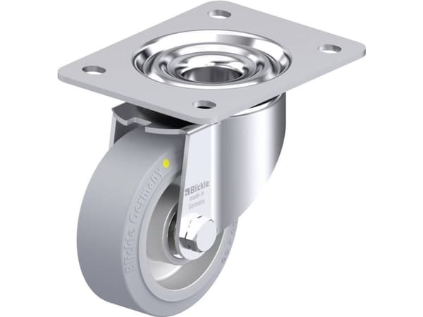 Blickle 936097 LK-ALEV 100K-3-SG-AS Teräksinen kääntöpyörä Pyörän halkaisija: 100 mm Kantavuus (max.): 200 kg 1 kpl