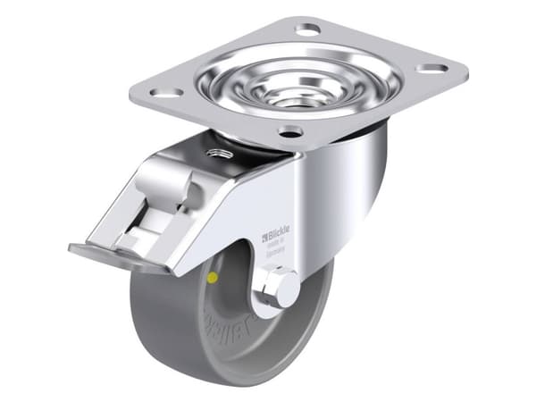 Blickle 936878 LE-PO 80G-FI-ELS Teräksinen kääntöpyörä Pyörän halkaisija: 80 mm Kantavuus (max.): 150 kg 1 kpl