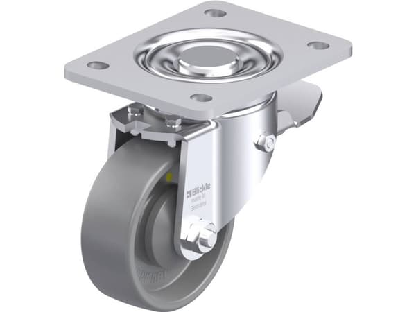 Blickle 936989 LH-PO 100KA-3-ST-ELS Teräksinen kääntöpyörä Pyörän halkaisija: 100 mm Kantavuus (max.): 280 kg 1 kpl