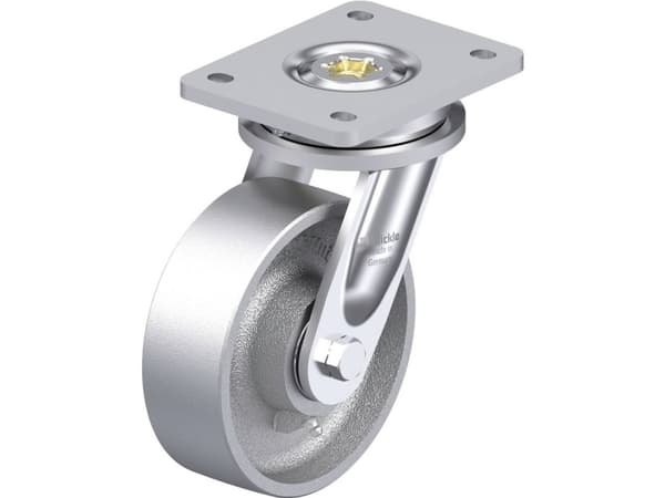 Blickle 937335 LIO-G 150IK Kuumuutta kestävä raskaan sarjan kääntöpyörä Pyörän halkaisija: 150 mm Kantavuus (max.): 900 kg 1 kpl