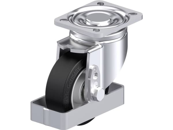 Blickle 938571 LH-ALEV 100K-1-FS Teräksinen kääntöpyörä Pyörän halkaisija: 100 mm Kantavuus (max.): 200 kg 1 kpl