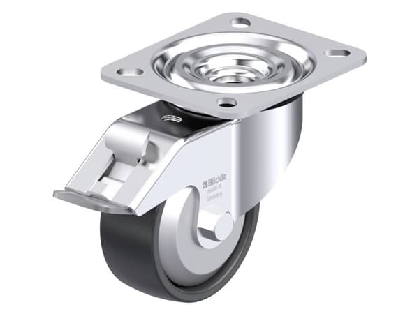 Blickle 380386 L-PP 80R-FI-FA Teräksinen kääntöpyörä Pyörän halkaisija: 80 mm Kantavuus (max.): 120 kg 1 kpl
