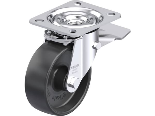 Blickle 54429 L-PP 100G-ST Teräksinen kääntöpyörä Pyörän halkaisija: 100 mm Kantavuus (max.): 160 kg 1 kpl