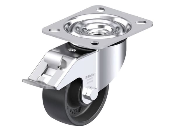 Blickle 580431 LE-PP 80R-FI Teräksinen kääntöpyörä Pyörän halkaisija: 80 mm Kantavuus (max.): 120 kg 1 kpl