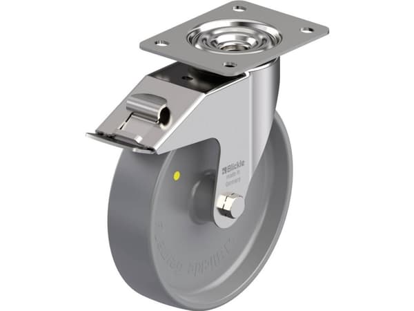 Blickle 680694 LEX-PO 200G-FI-ELS Styrehjul i rustfrit stål Hjuldiameter: 200 mm Bæreevne (maks.): 300 kg 1 stk