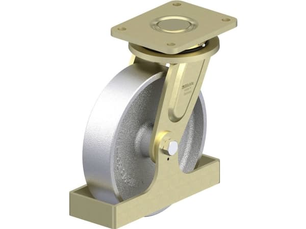 Blickle 693895 LS-G 250G-FS Raskaan sarjan kääntyvä pyörä Pyörän halkaisija: 250 mm Kantavuus (max.): 1400 kg 1 kpl