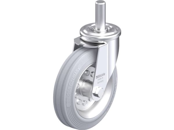 Blickle 709436 LEZ-VE 180R-22-SG Teräksinen kääntöpyörä Pyörän halkaisija: 180 mm Kantavuus (max.): 170 kg 1 kpl