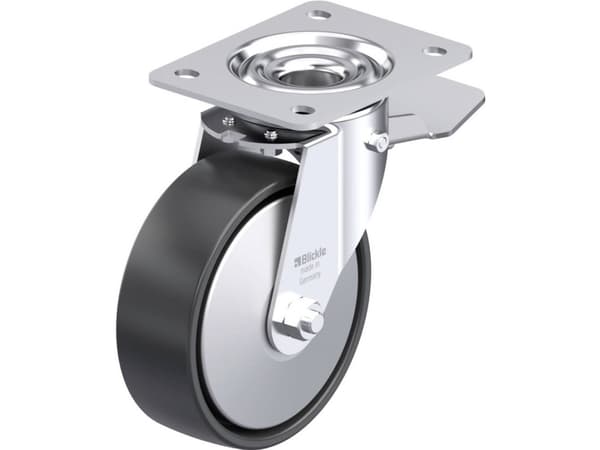 Blickle 741007 LE-PP 150G-ST-FA Teräksinen kääntöpyörä Pyörän halkaisija: 150 mm Kantavuus (max.): 300 kg 1 kpl