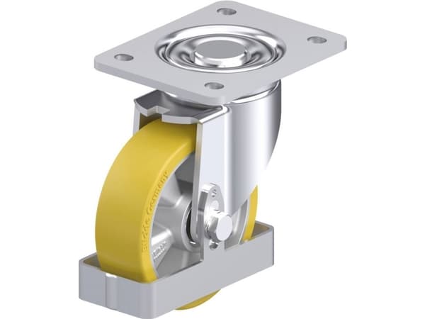 Blickle 741876 LH-ALTH 125K-3-FS Teräksinen kääntöpyörä Pyörän halkaisija: 125 mm Kantavuus (max.): 550 kg 1 kpl