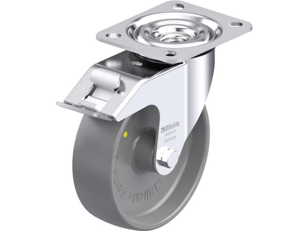 Blickle 742876 L-PO 125G-FI-ELS Styrehjul i stål Hjuldiameter: 125 mm Bæreevne (maks.): 250 kg 1 stk