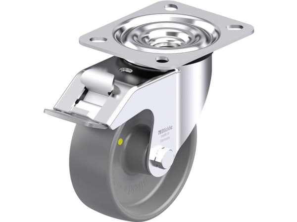 Blickle 744771 LE-PO 100G-FI-ELS Teräksinen kääntöpyörä Pyörän halkaisija: 100 mm Kantavuus (max.): 150 kg 1 kpl