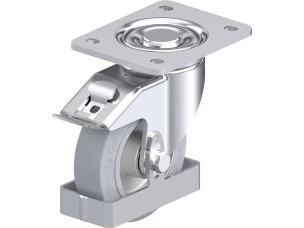 Blickle 746633 LH-ALEV 125K-3-FI-SG-FS Teräksinen kääntöpyörä Pyörän halkaisija: 125 mm Kantavuus (max.): 250 kg 1 kpl