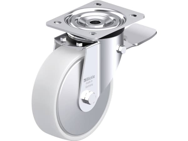 Blickle 749284 L-PO 160K-ST-FA Teräksinen kääntöpyörä Pyörän halkaisija: 160 mm Kantavuus (max.): 400 kg 1 kpl
