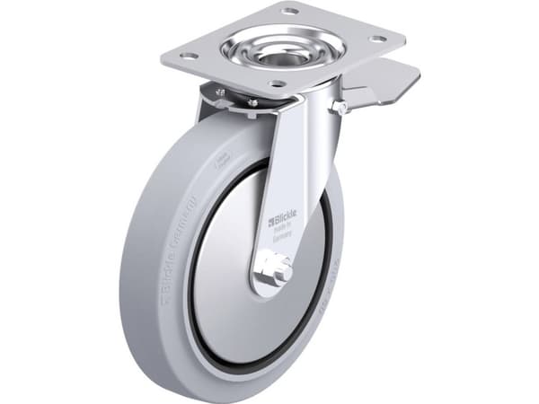 Blickle 749638 LE-POEV 200KA-ST-SG-FA Ohjauspyörä terästä Pyörän halkaisija: 200 mm Kantavuus (max.): 300 kg 1 kpl