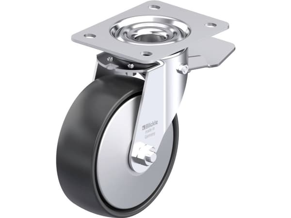 Blickle 749663 LE-PP 150R-ST-FA Teräksinen kääntöpyörä Pyörän halkaisija: 150 mm Kantavuus (max.): 300 kg 1 kpl
