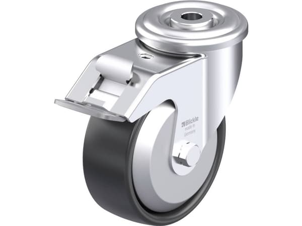 Blickle 749771 LER-PP 100R-FI-FA Teräksinen kääntöpyörä Pyörän halkaisija: 100 mm Kantavuus (max.): 150 kg 1 kpl
