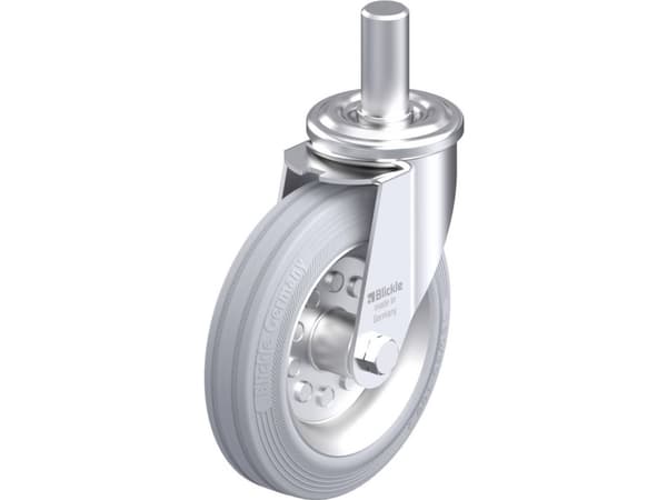 Blickle 749896 LEZ-VE 180R-27-SG Teräksinen kääntöpyörä Pyörän halkaisija: 180 mm Kantavuus (max.): 170 kg 1 kpl