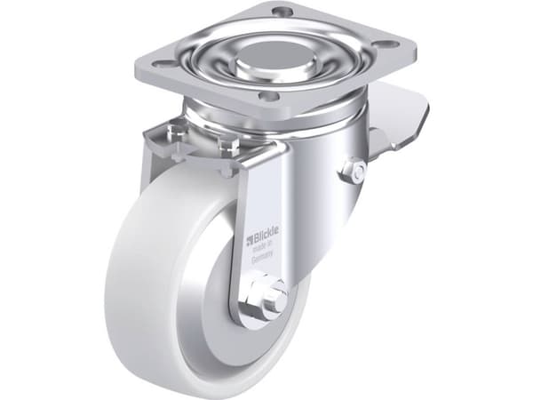Blickle 749990 LH-PO 100KA-1-ST-FA Teräksinen kääntöpyörä Pyörän halkaisija: 100 mm Kantavuus (max.): 280 kg 1 kpl