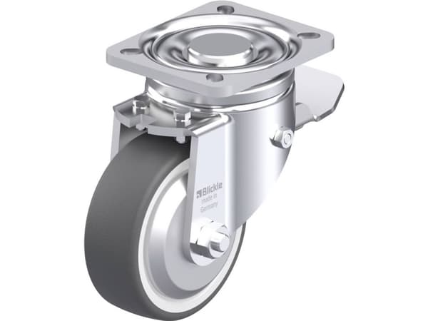 Blickle 750090 LH-POTH 100K-1-ST-FA Teräksinen kääntöpyörä Pyörän halkaisija: 100 mm Kantavuus (max.): 300 kg 1 kpl