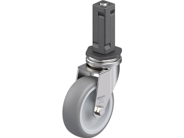 Blickle 849576 LRXA-TPA 75G-EXV03 Kääntyvä laitepyörä ruostumatonta terästä Pyörän halkaisija: 75 mm Kantavuus (max.): 75 kg 1 kpl