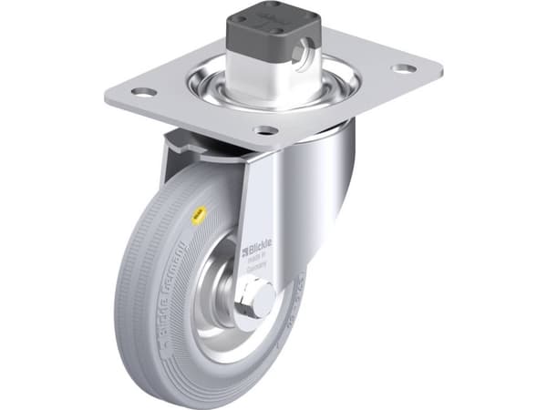 Blickle 850029 LK-RD 125R-3-CS11-VLI Teräksinen kääntöpyörä Pyörän halkaisija: 125 mm Kantavuus (max.): 120 kg 1 kpl