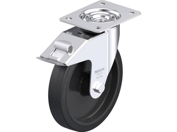 Blickle 850239 LE-POEV 201XR-FI Teräksinen kääntöpyörä Pyörän halkaisija: 200 mm Kantavuus (max.): 300 kg 1 kpl