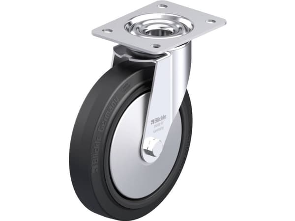 Blickle 850286 LE-POEV 200XR-FA Ohjauspyörä terästä Pyörän halkaisija: 200 mm Kantavuus (max.): 300 kg 1 kpl