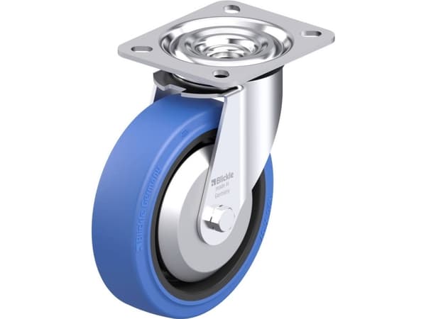 Blickle 850579 L-POEV 125KAD-SB-FA Teräksinen kääntöpyörä Pyörän halkaisija: 125 mm Kantavuus (max.): 250 kg 1 kpl