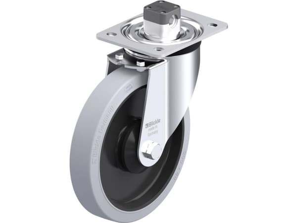 Blickle 850719 L-POEV 201KA-CS11-SG Ohjauspyörä terästä Pyörän halkaisija: 200 mm Kantavuus (max.): 400 kg 1 kpl