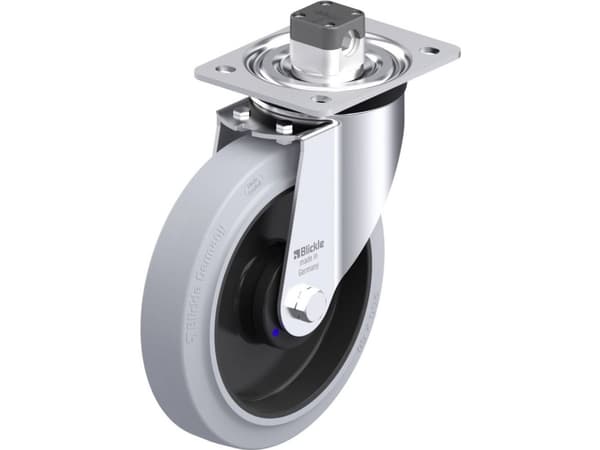 Blickle 850766 L-POEV 200XKA-CS11-SG Ohjauspyörä terästä Pyörän halkaisija: 200 mm Kantavuus (max.): 400 kg 1 kpl