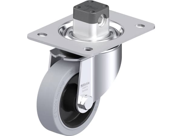 Blickle 851000 LK-POEV 100XR-3-CS11-SG Teräksinen kääntöpyörä Pyörän halkaisija: 100 mm Kantavuus (max.): 200 kg 1 kpl